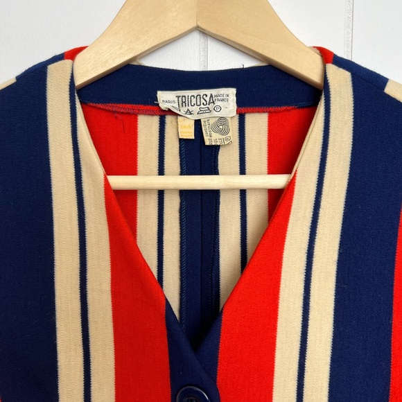 VINTAGE | Tricosa Paris 1960’s Wool knit Jacket - Picture 4 of 15